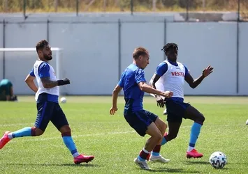 Trabzonspor çalışmalarını sürdürdü