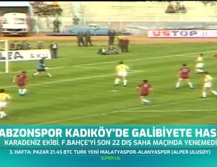 Trabzonspor Kadıköy'de galibiyete hasret