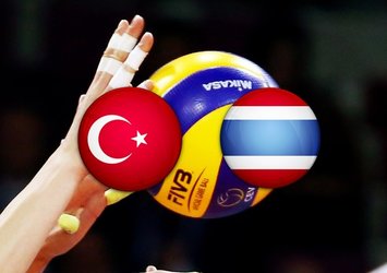 Türkiye - Tayland voleybol maçı yayın bilgisi!