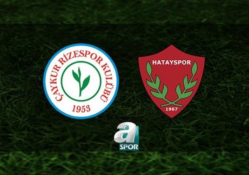 Ç. Rizespor-A. Hatayspor | CANLI