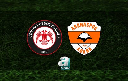 Ahlatcı Çorum FK-Adanaspor maçı ne zaman ve saat kaçta? Hangi kanalda? | Trendyol 1. Lig
