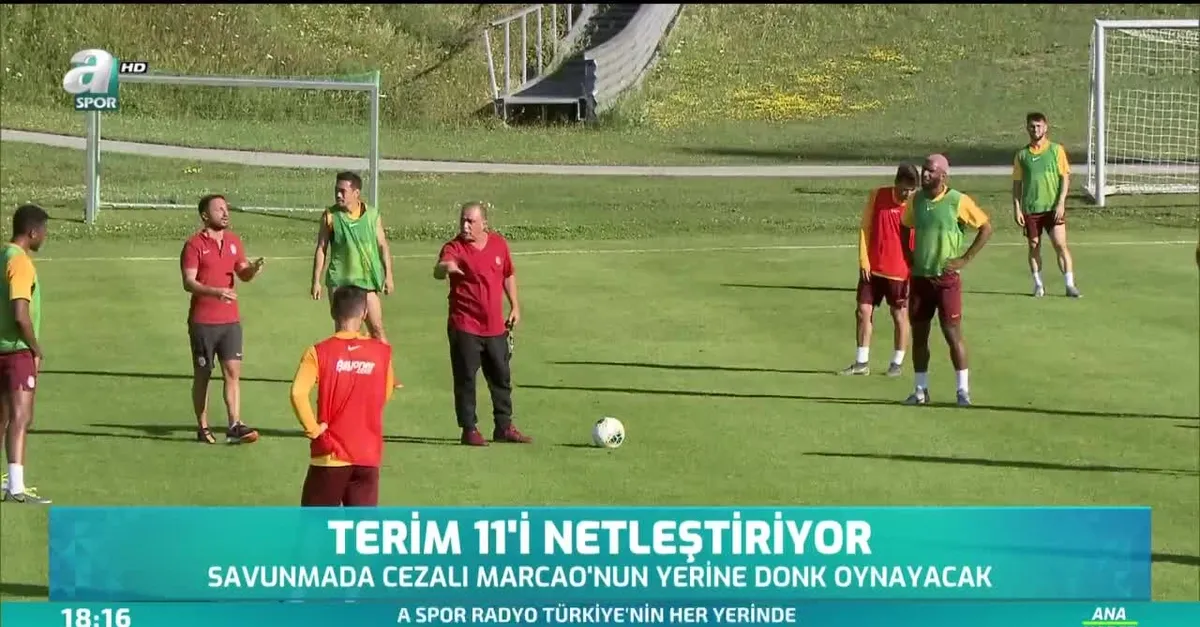 Fatih Terim 11'i netleştiriyor