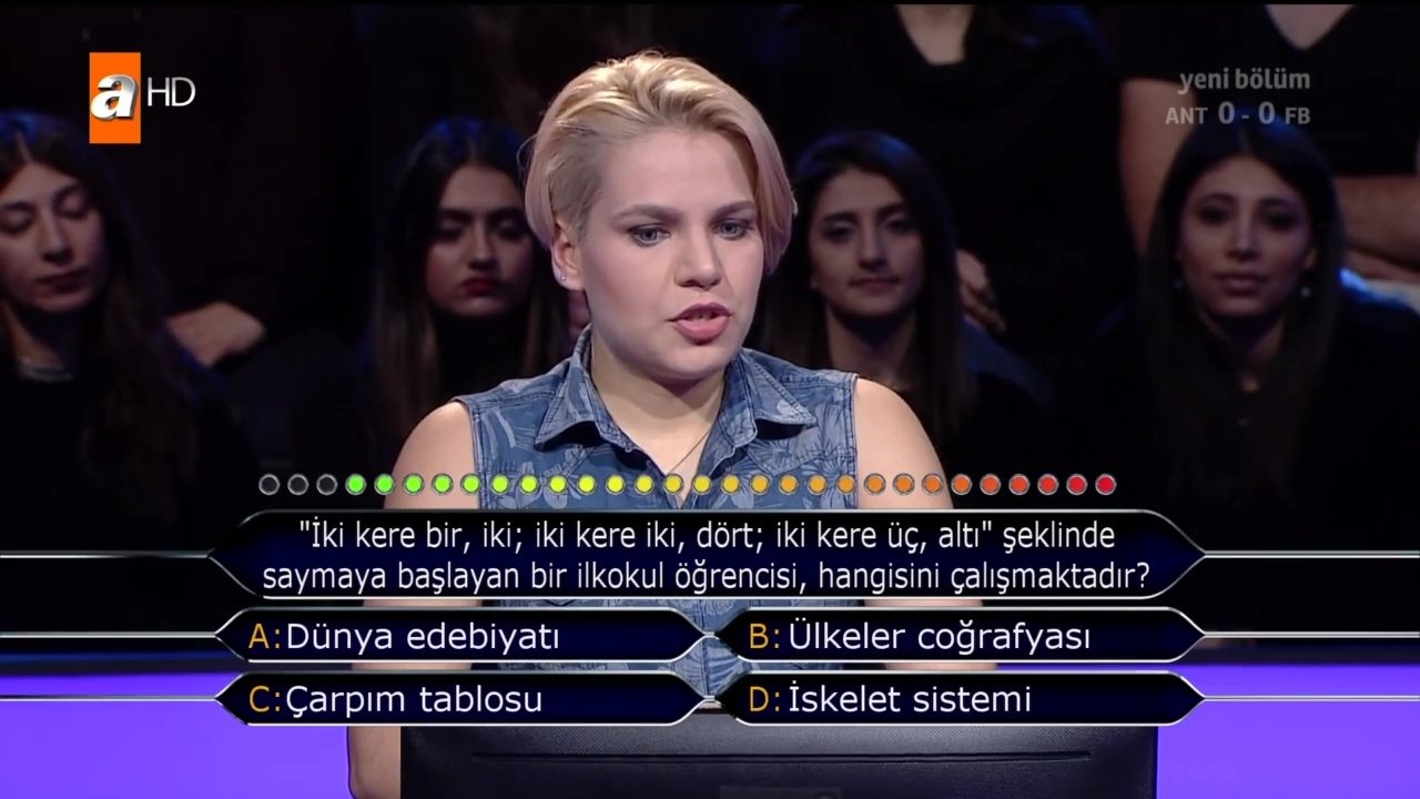 Kim Milyoner Olmak İster 796. bölüm soru ve cevapları | Futbol sorusu geceye damga vurdu