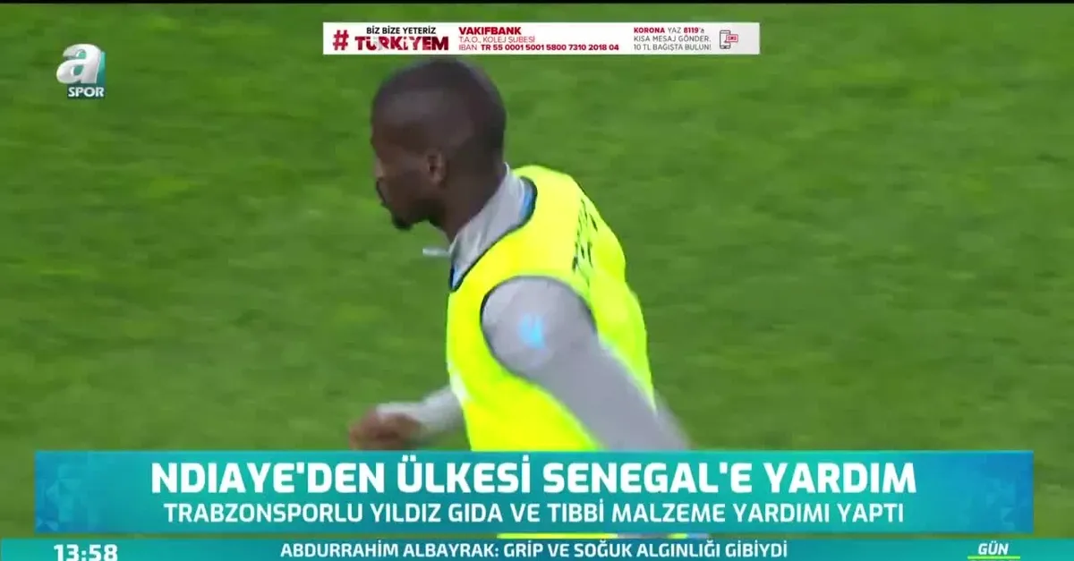 Badou Ndiaye'den ülkesi Senegal'e yardım