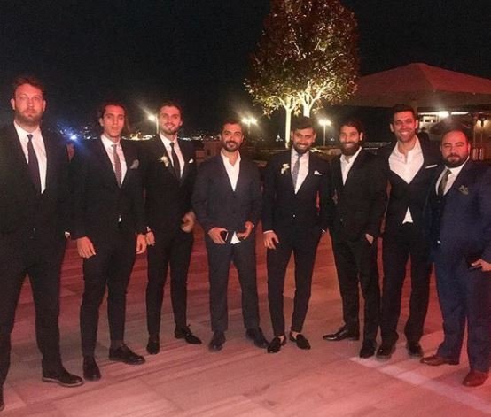 Spor camiası Yusuf Erdoğan’ın düğününde buluştu