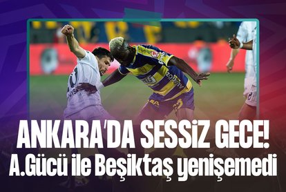 A.Gücü ile Beşiktaş kupada yenişemedi!