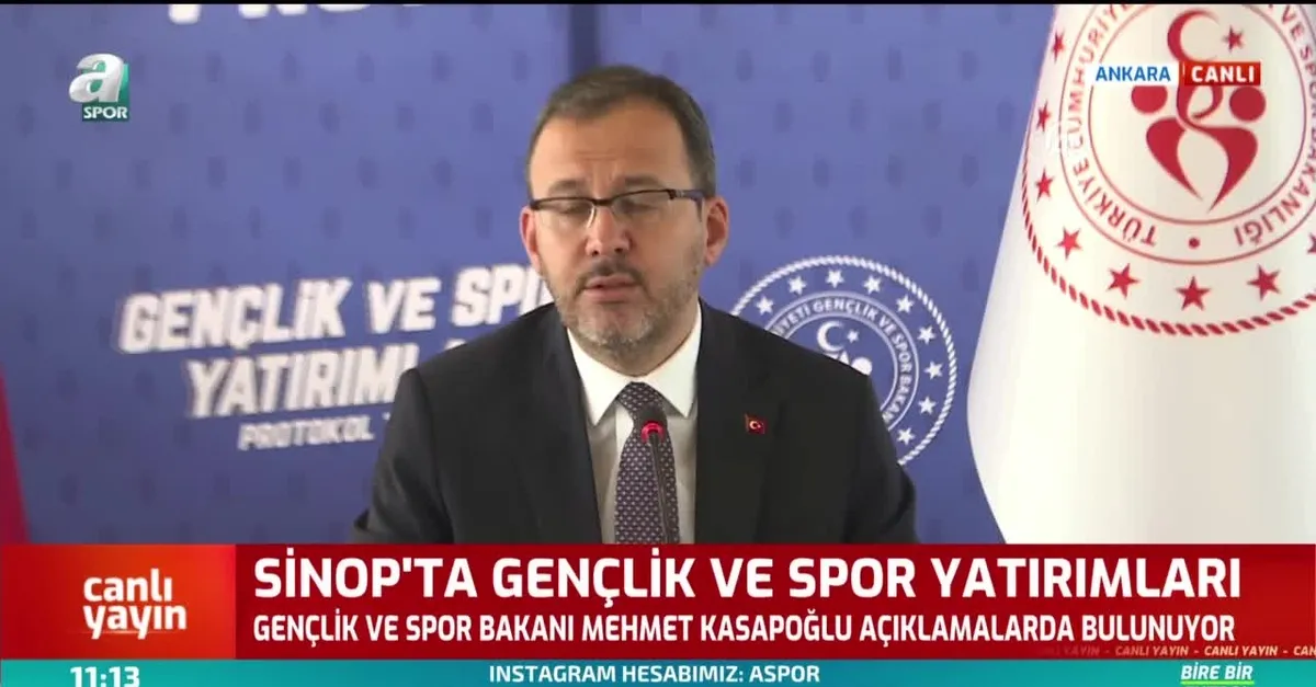 Sinop'ta Gençlik ve Spor Yatırımları