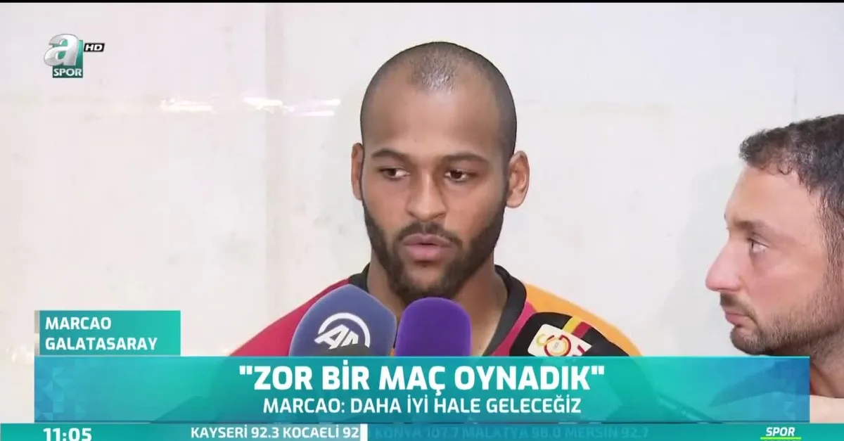 Marcao: "Zor bir maç oynadık"