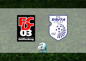 Differdange 03-Drita maçı saat kaçta?
