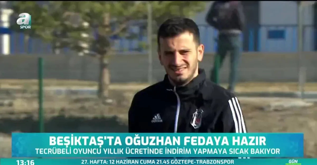 Beşiktaş'ta Oğuzhan Özyakup fedaya hazır