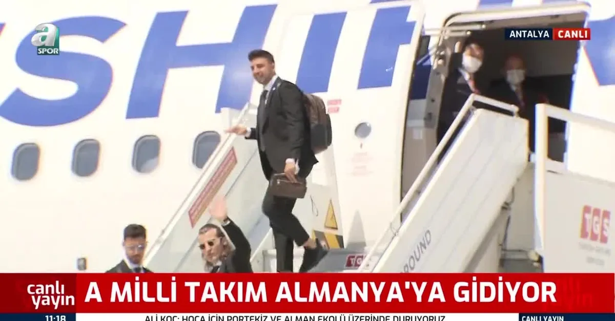 A Milli Takım Almanya'ya gitti!