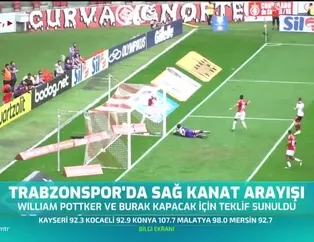 Trabzonspor'da sağ kanat arayışı