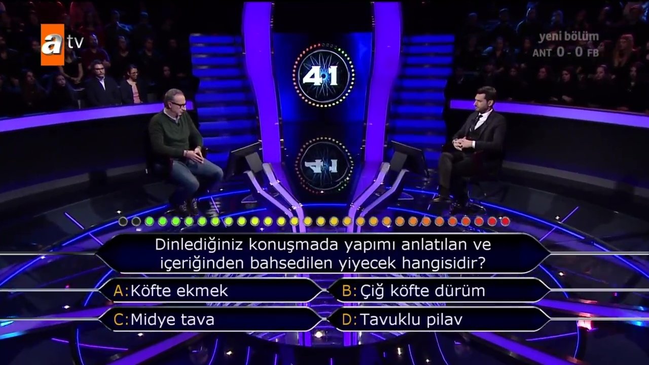 Kim Milyoner Olmak İster 796. bölüm soru ve cevapları | Futbol sorusu geceye damga vurdu