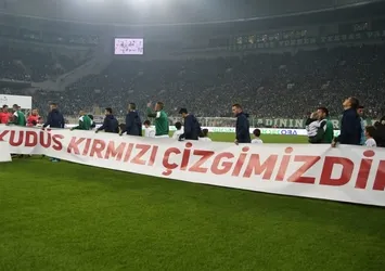 "Kudüs kırmızı çizgimizdir"