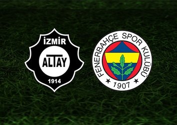 Altay - Fenerbahçe maçı ne zaman, saat kaçta?