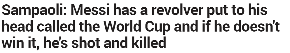 "Messi kendini öldürebilir" - 2