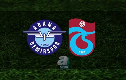 ADANA DEMİRSPOR - TRABZONSPOR MAÇI CANLI ŞİFRESİZ İZLE |  Adana Demirspor - Trabzonspor maçı saat kaçta, hangi kanalda canlı yayınlanacak?