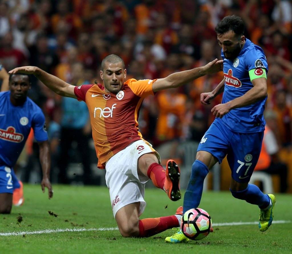 Galatasaray-Rizespor maçından kareler