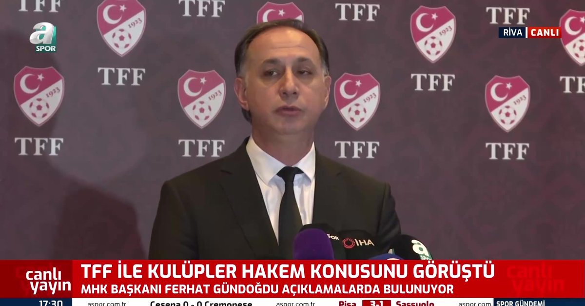 Gündoğdu: Kulüpler yeni hakemlik sisteminde yer alacak