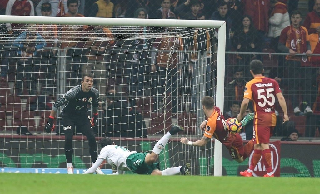 Galatasaray-Bursaspor karşılaşmasından kareler