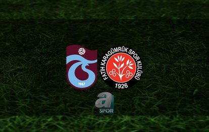 Trabzonspor - Fatih Karagümrük maçı CANLI | Trabzonspor maçı saat kaçta ve hangi kanalda? Trendyol Süper Lig