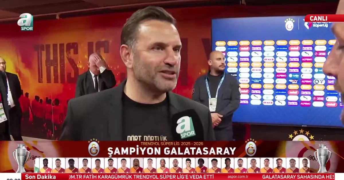 Okan Buruk: Çok zorlu bir sezon geçirdik!
