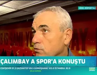 Rıza Çalımbay'dan hakemlere tepki