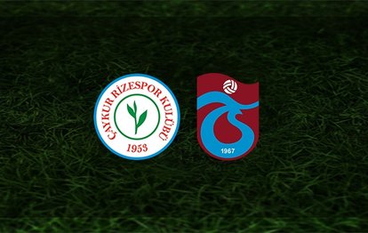 Rizespor Trabzonspor maçı CANLI