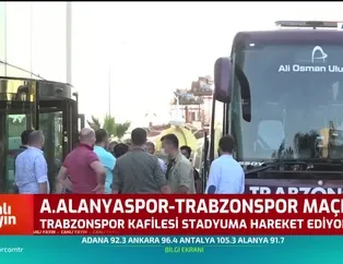 Trabzonspor kafilesi stada hareket etti