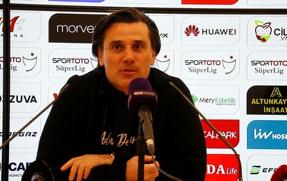 Vincenzo Montella Sivasspor-Adana Demirspor maçı sonrası konuştu!
