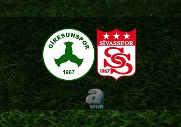 Giresunspor - Sivasspor | CANLI