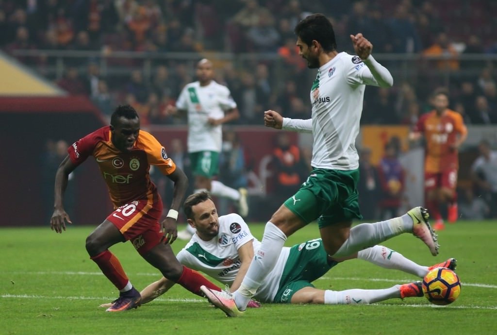 Galatasaray-Bursaspor karşılaşmasından kareler