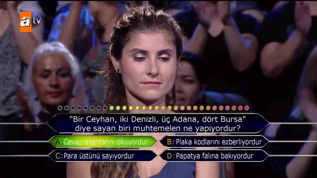 Milyoner’e damga vuran ’Futbol’ sorusu! Kim Milyoner Olmak İster 833.yeni bölüm soru ve cevapları!