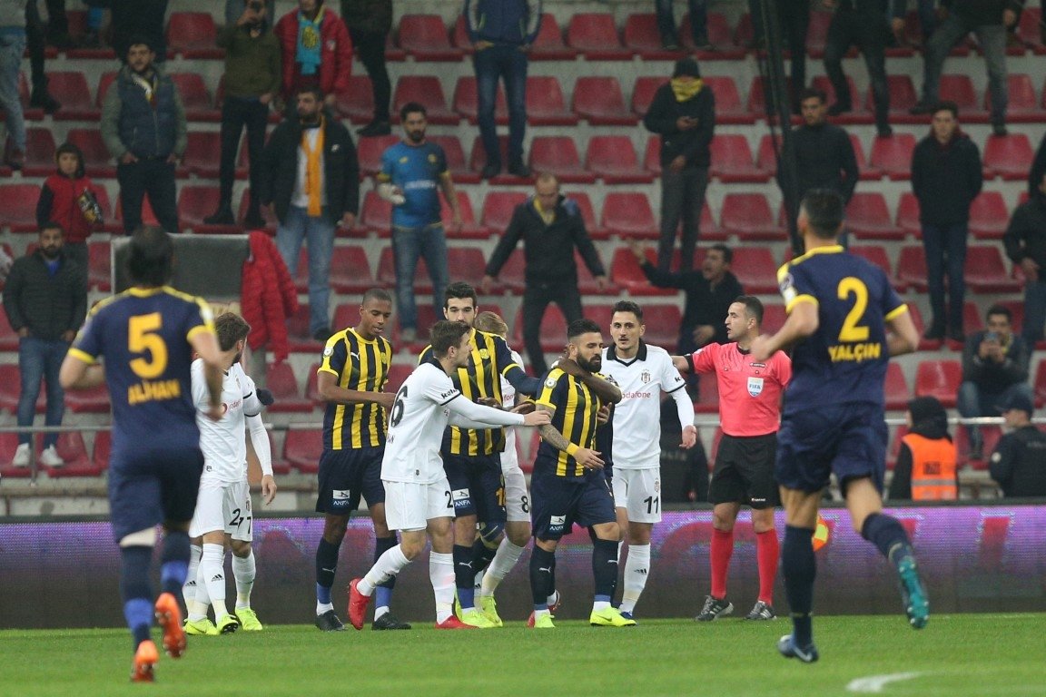 Ankaragücü Beşiktaş maçında kareler