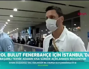 Erol Bulut F.Bahçe için İstanbul'da