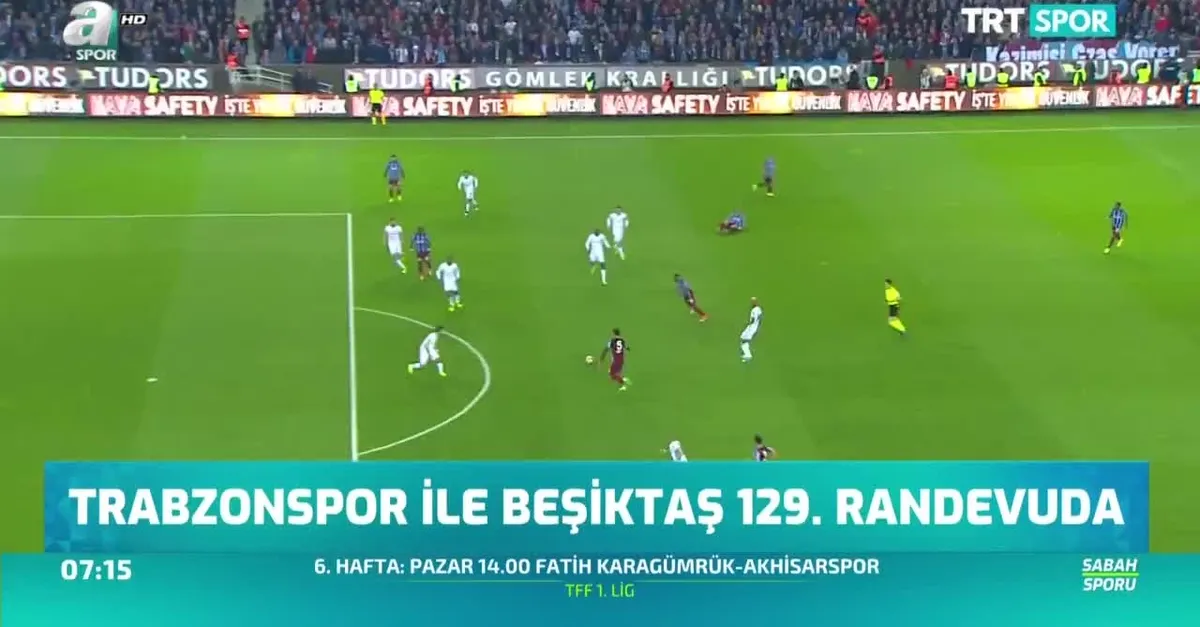 Trabzonspor ile Beşiktaş 129. randevuda