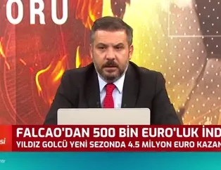 Falcao'dan 500 bin Euro'luk indirim