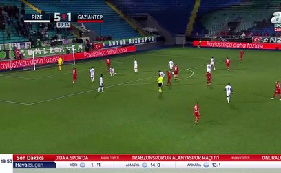 GOL | Çaykur Rizespor 5-2 Gaziantep FK