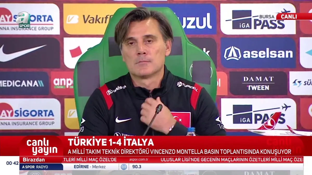 Montella'dan istifa sorusuna yanıt!