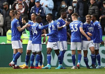 Leicester evinde kazandı!