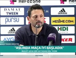 Erol Bulut oyundan ve takımdan memnun