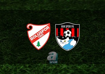 Boluspor - Vanspor FK maçı ne zaman?
