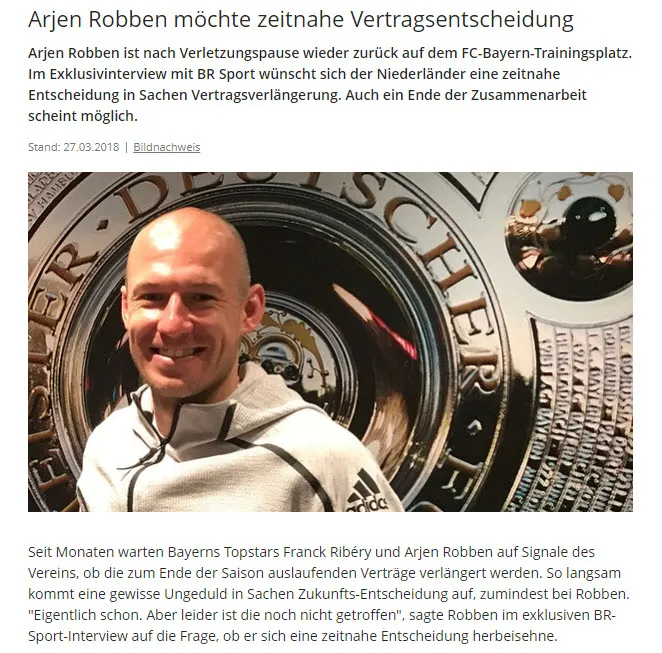 Arjen Robben'den transfer açıklaması - 1