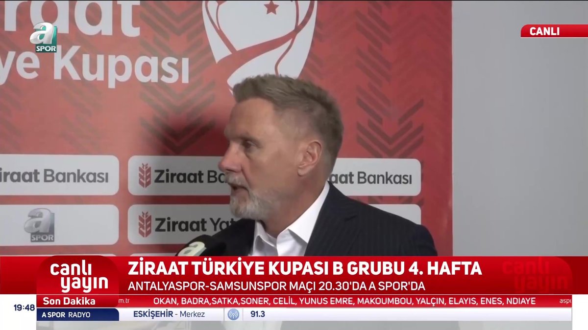 05 Mart 2026 - Thorsten Fink: Sahada iyi bir takım olacak - Aspor  Ziraat Türkiye Kupası