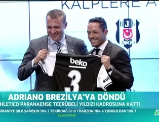 Adriano Brezilya'ya döndü
