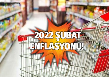 2022 Şubat enflasyonu belli oldu mu? 2022 Şubat ayı enflasyonu...