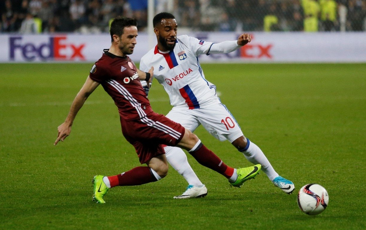 Olympique Lyon - Beşiktaş maçından kareler