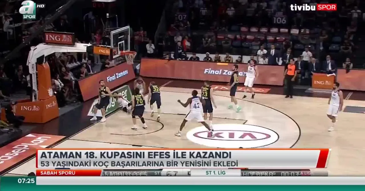 Ataman 18. kupasını Efes ile kazandı