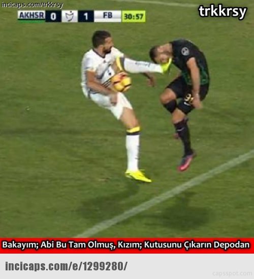 Akhisar - Fenerbahçe maçı capsleri