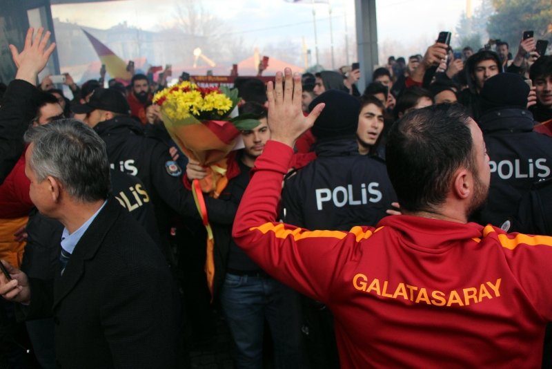 Bolu’da Galatasaray izdihamı yaşandı